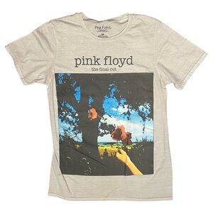 NWT $34 Pink Floyd Grey Graphic Tee - 100% Cotton